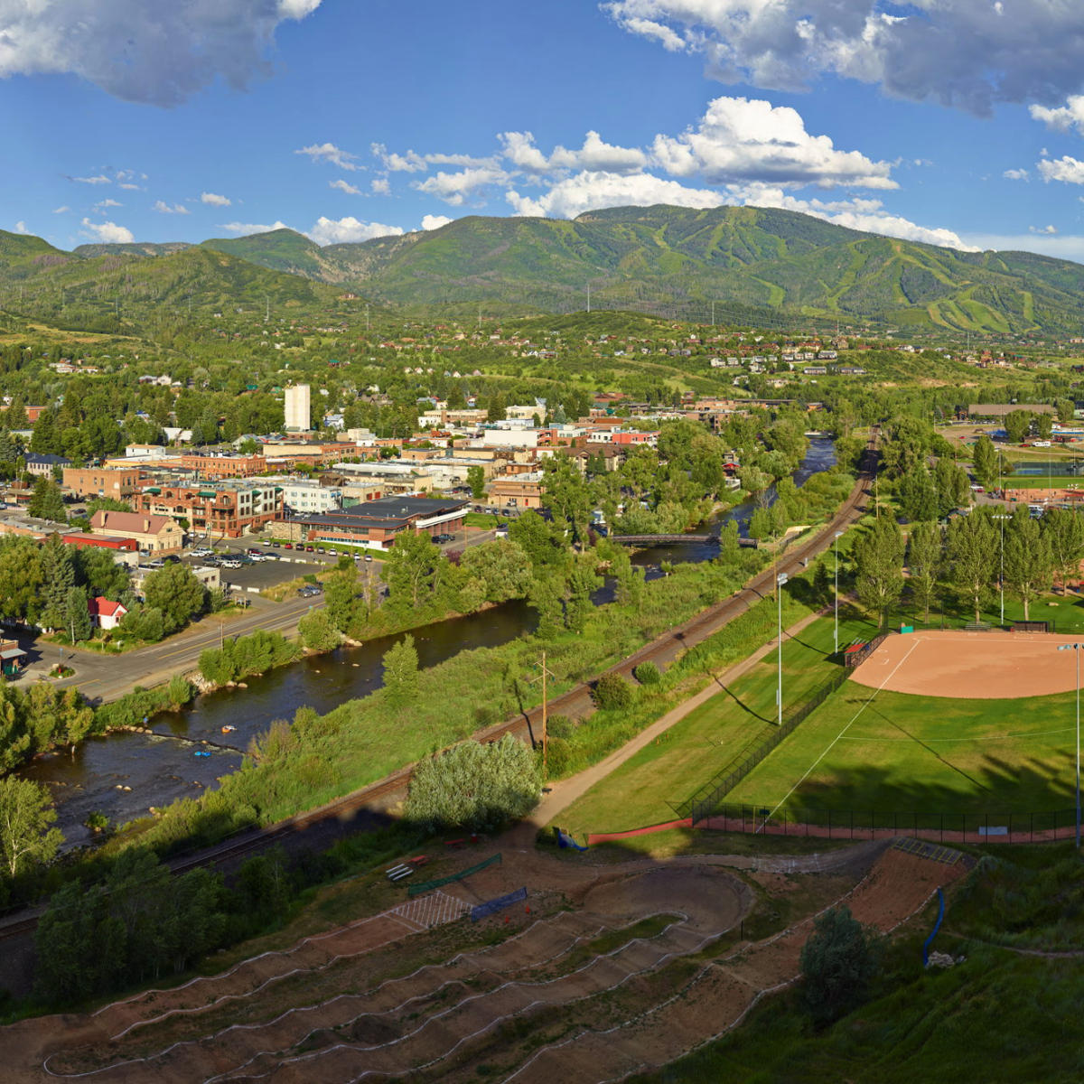 extreme resolution photograph of downtown steamboat springs 2015